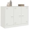 VidaXL Buffet White 99x39x73 Cm Steel, Cabinet, Sideboard, Storage Cabinet, Cabinets, Cupboard, High Buffet, 841726