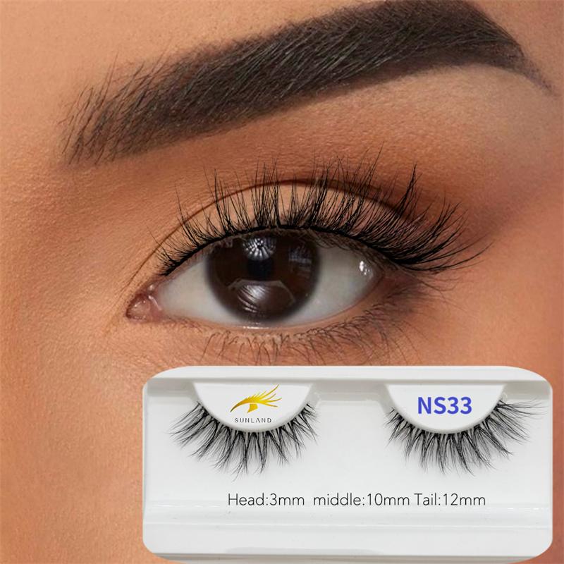 New Arrivals Soft Light Matte Synthetic Hair Faux Mink Handmade Eyelashes Korean Vegan Custom Lashes Cluster Reusable