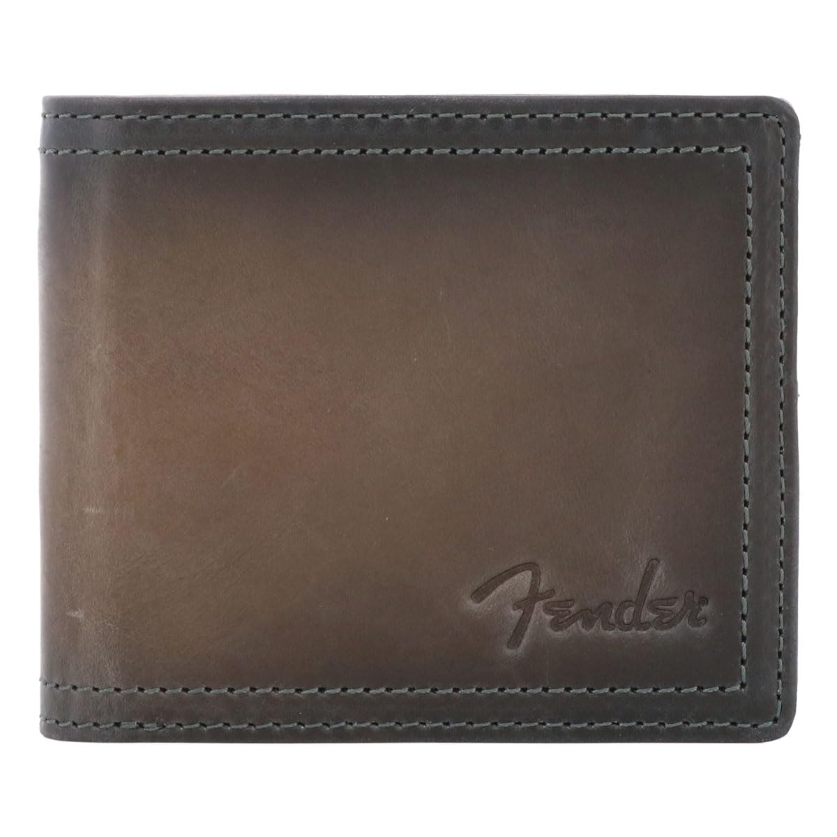 

Bifold Wallet Cowhide Stratocaster Folding Wallet Gray [Fender] Men s 950-502 [11]