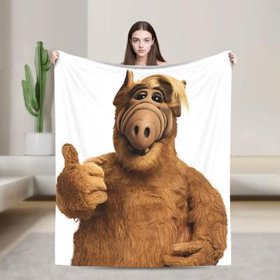 TV Series Alf Blanket Quality Warm  Bedding Throws Winter Kids Couch Chair Novelty Bedspread