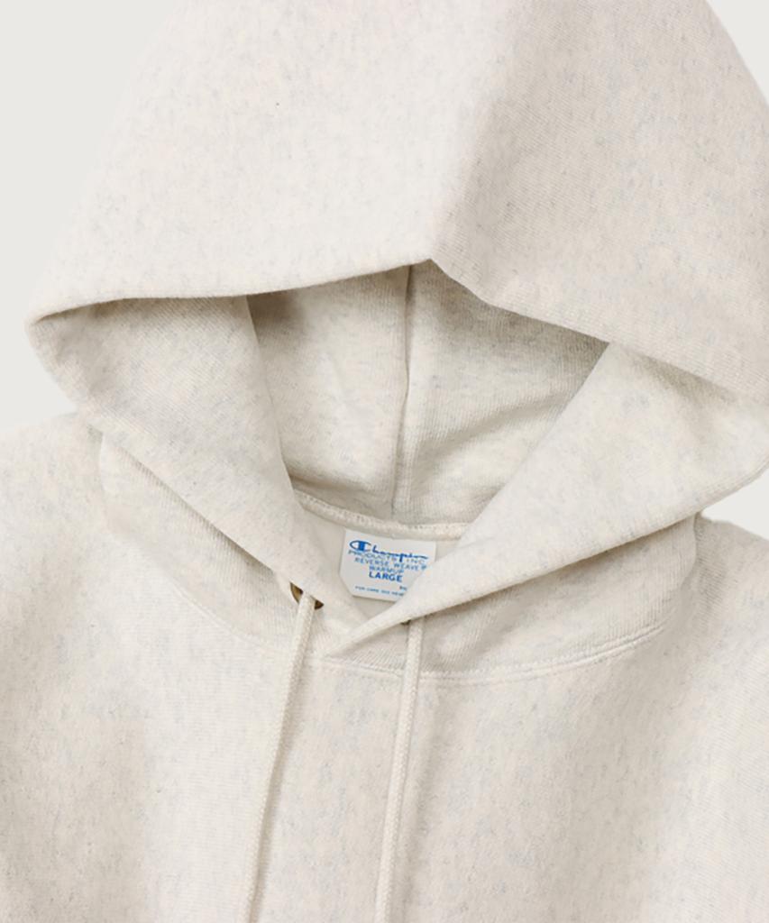 Reverse Weave Blu-Tack Regular Fit Fleece-Lined Hoodie Oatmeal
