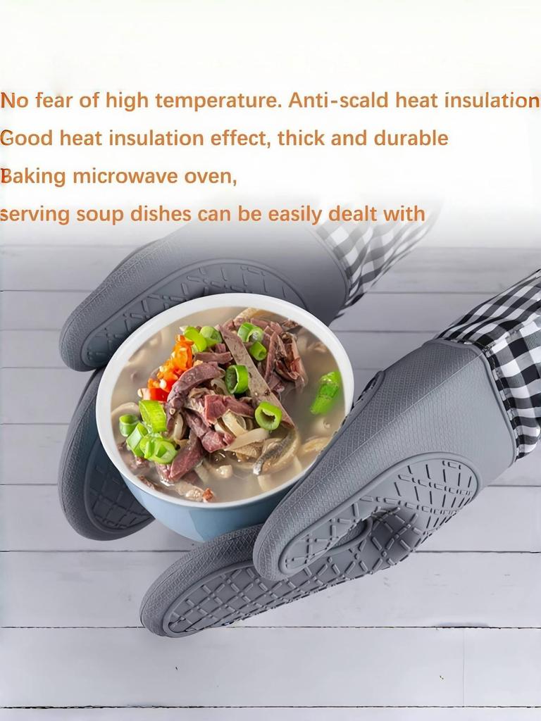 Silicone Heat-Resistant Non-Slip Oven Gloves