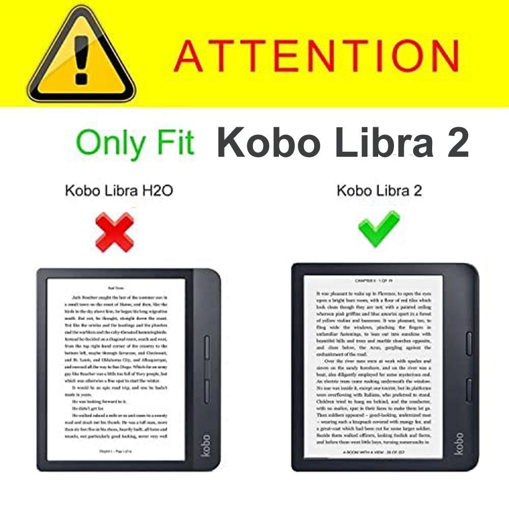 Custodia protettiva morbida in TPU e pelle per Kobo Libra 2 (N418)