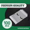 SHGO-100Pcs Lash Bags For Clients Lash Goodie Bags For Clients Lash Aftercare Bags Eyelash Extensions Makeup Bags