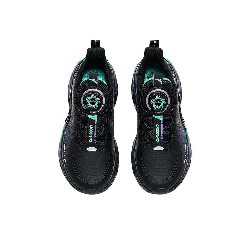 Anta Kids Energy Ring 10.0 Comfortable Versatile Durable Low-Top Running Shoes Men Running Shoes Black 312445588N-7