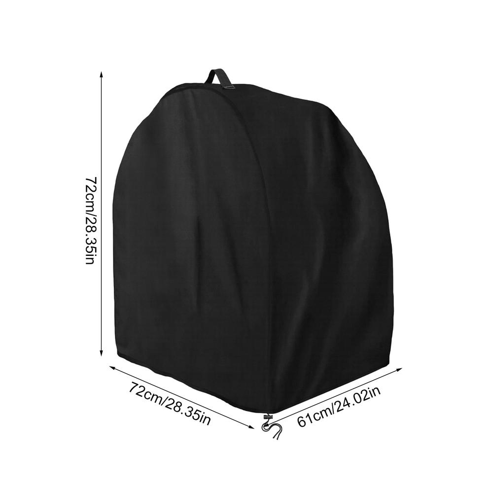 

Чехол для переносного стола с защитой от воды и солнца 28,3 X 24 X 28,3 дюйма из ткани Оксфорд для большинства торцовочных пил и рубанков чёрный