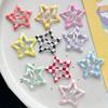 10lots Durablility Star Hairpin Colorful Hair Clip Fashion Personality Hairclip for Girls and Women