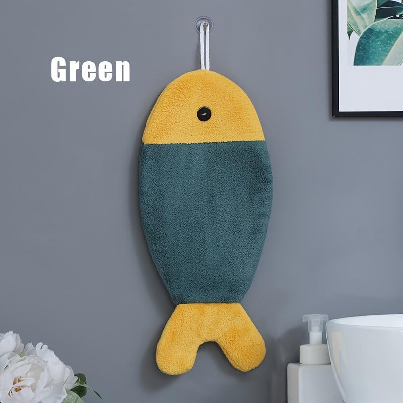 The New-Style Hand Towels Home Convenient Hanging Double-Layer Thickened Speed Dry Absorbent Hand Cloth For Kitchen And Bathroom
