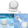 8Inch Round Pool Drain Cover Set Main Drain Suction Cover Pool Maintenance Accessory Plastic Texture for Concrete Pools