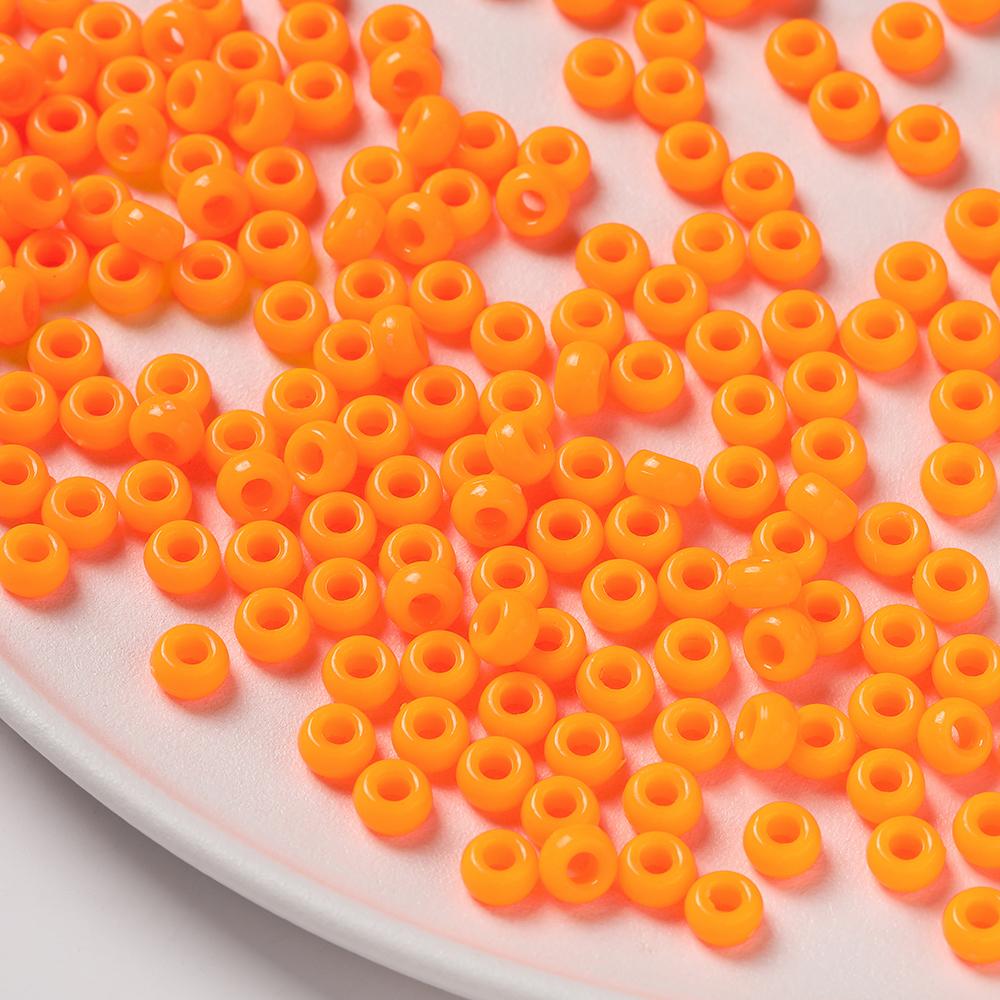 100pcs 4*7mm Acrylic Big Holes Beads Colored Spacer Loose Beads for DIY Necklace Bracelet Phone Charms Jewelry Making Supplies