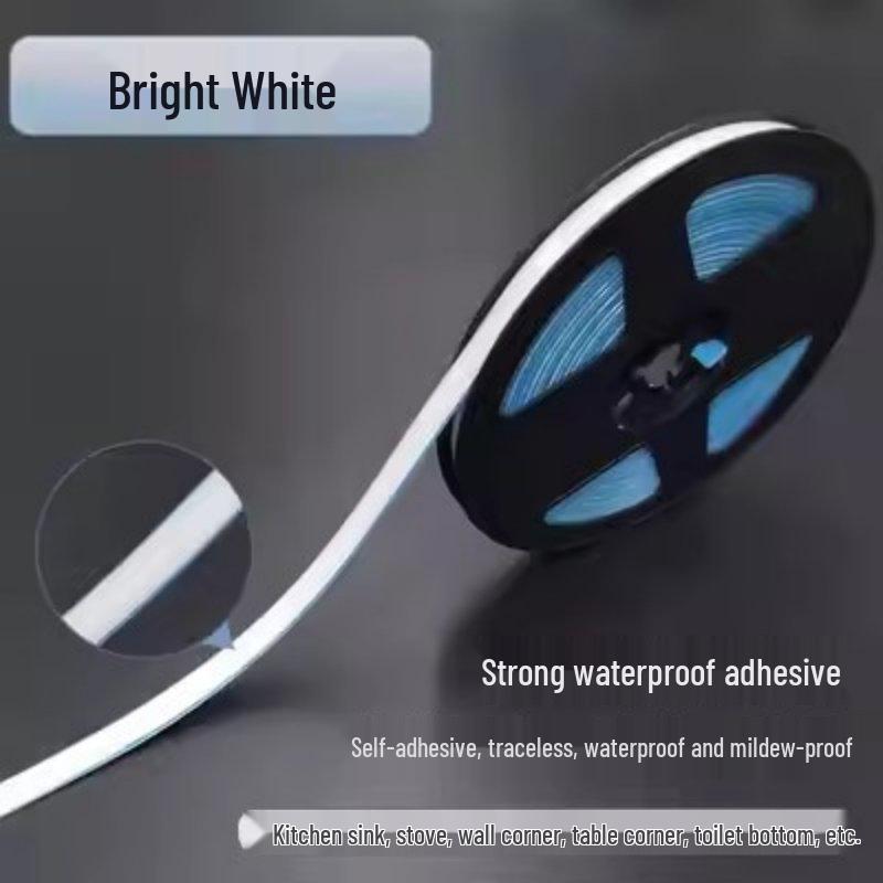 Waterproof Self-Adhesive Kitchen Sink Seam Decorative Stickers