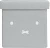 Okato Storage Stool, Storage Box, Chair, Ottoman, Miffy, Gray