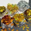 Creative Fortune Flowing Sand Toy Material - God of Wealth Sequins, Copper Coins, Ingots, US Dollars for DIY Nail Art