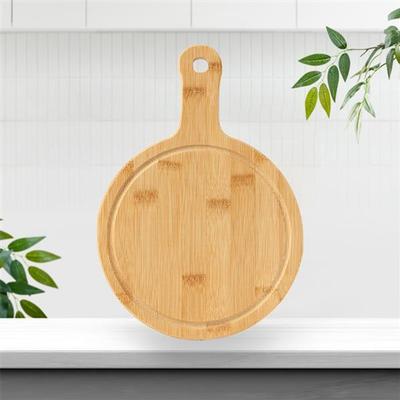 Bamboo Handle Pizza Tray (Round) (28x19.5cm)
