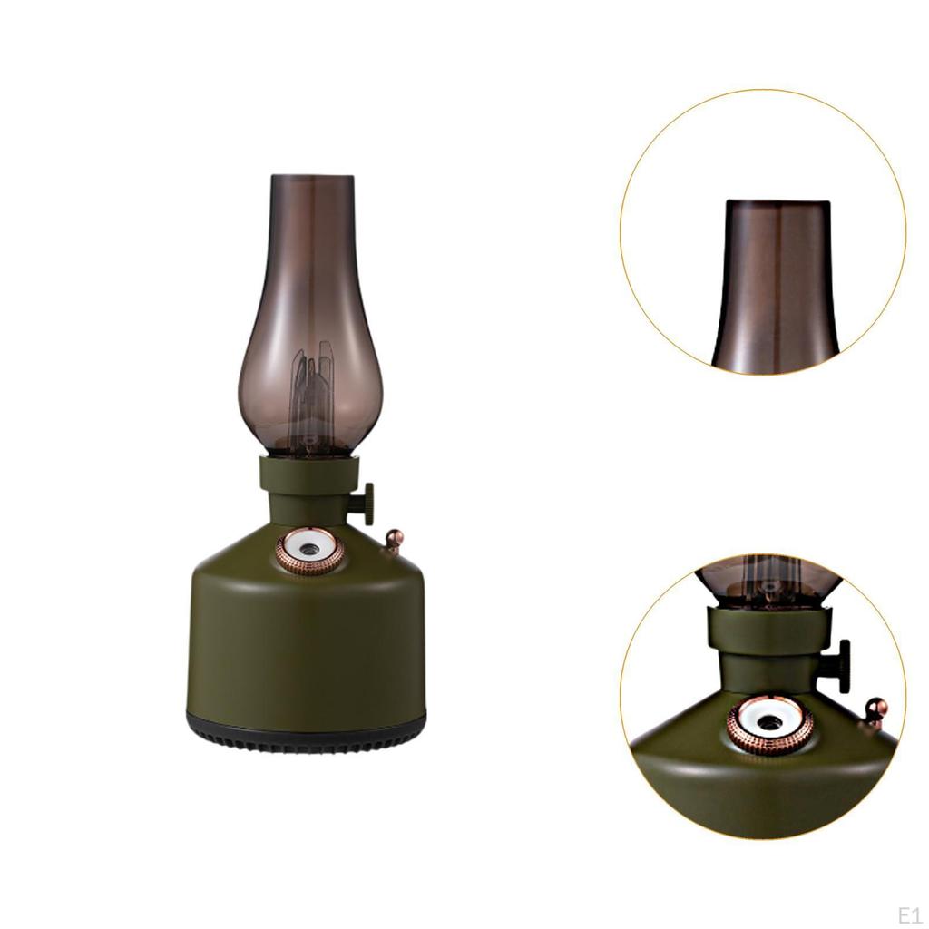 Vintage Oil Lamp Humidifier Retro Classic Night Light for Bedroom Home