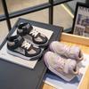 Girls' Low-top Board Shoes Winter Velvet Two Cotton Shoes 2025 Autumn New Boys' Foreign-style Versatile Casual Sports Shoes
