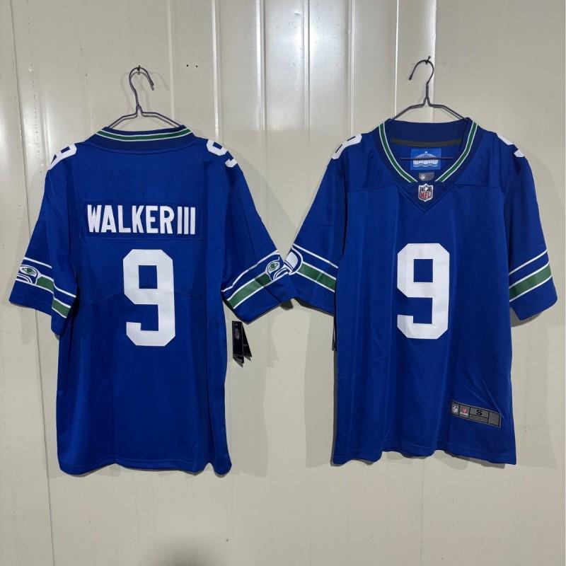 Seattle Seahawks NFL Football Jersey Short Sleeve Embroidered Team Apparel Size S To XXXL