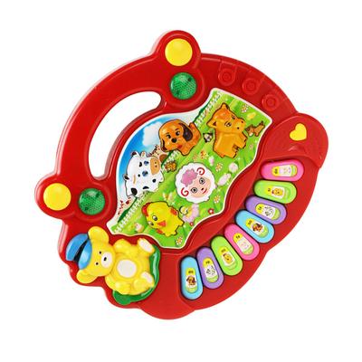 Instrument électronique pour bébé, clavier en forme d'animaux de la ferme, jouet musical éducatif pour enfants