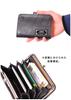 SEAL Kiss Lock Wallet Wallet Mini Wallet Billfold Card Case Coin Purse Waterproof Sorting Made in Japan PS-203BK