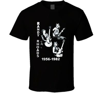 Randy Rhoads Triple Photos Tribute Rock Roll Music Tricouri unisex