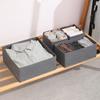 Foldable Design Drawer Organizers Multi-Compartment Underwear Storage Basket  Closet Storage