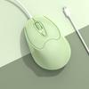 USB Wired Mute Mouse Type C USB Cable Ergonomic Mice Type C Wired Mouse  Desktop Notebook