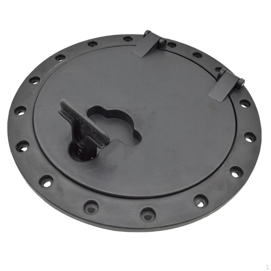 Deck Cover with Storage Bag Hinged Background Boat Plate for Mariners,