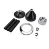 Standing Ashtray Iron Creative Self Cleaning Detachable Floor Standing Ash Tray with Lid for Restaurant KTV Bar Hotel
