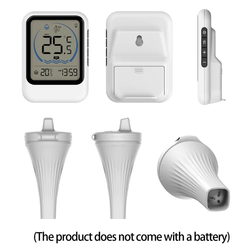 Múltiplos Sensores Monitor de Temperatura da Água Sondas Flutuantes Display Digital Registro Alto Baixo para Piscinas Banheiras de Hidromassagem e Aquários