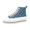 Lv Stellar High Top Denim Blue Women's 1A4VT