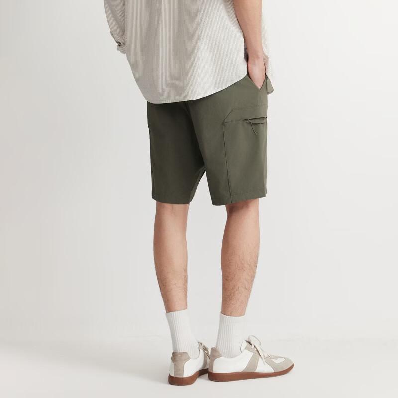 JACK&JONES Men's Summer Logo Patch Drawstring Quick-Dry Casual Shorts