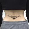 Retro Tribal Style Love Tattoo Sticker, Cool Lines, Long-Lasting Waterproof, Niche High-End Pattern