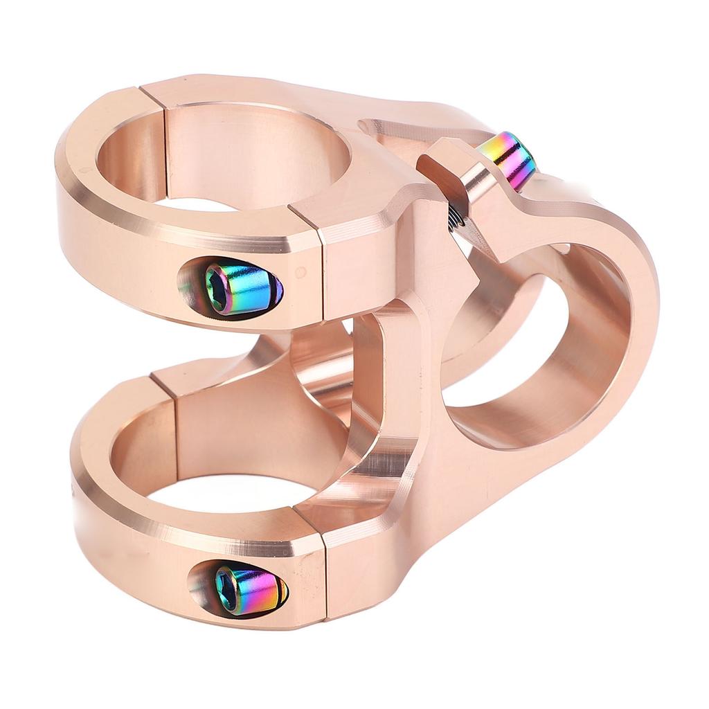 31,8x35mm Fahrradvorbau Aluminiumlegierung CNC Leichtgewicht Kurzer Lenkervorbau für DIY Mountainbiking Ti Farbe