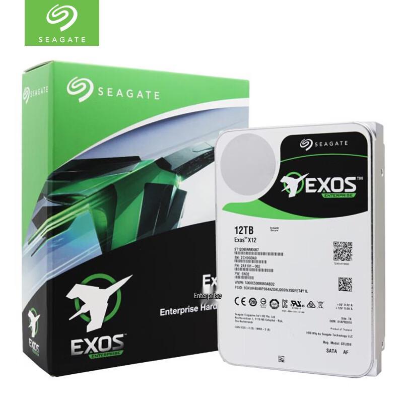 Seagate Exos 7E8 12TB Enterprise SATA HDD