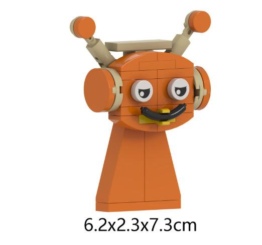 Cross-border new Sprunki rhythm box monster game merchandise linkage building block children s toy model wholesale