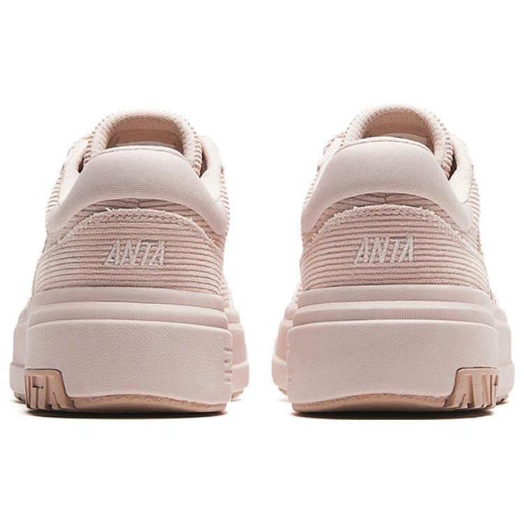 Anta Comfortable Versatile Wear-Resistant Breathable Low-Top Sneakers Women sneakers Pink 122348071-4