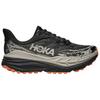 HOKA One One Stinson 7 Comfortable Durable Trail Running Shoes Women Sneaker Black Gray 1141531-BKP