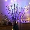20LED Artificial Tree Branches Lights Battery Powered Fake Branches Lamp for Desktop Nordic Wedding Valentine's Day Decorative