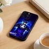 Anime Trent B-Blue L-Lock Phone Case For iPhone 17 16 15 14 13 12 Max Plus Silicone Black Cover