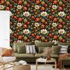 Ladybug Wallpaper Gold and Bottle Green for Living Room and Bedroom 50x1000