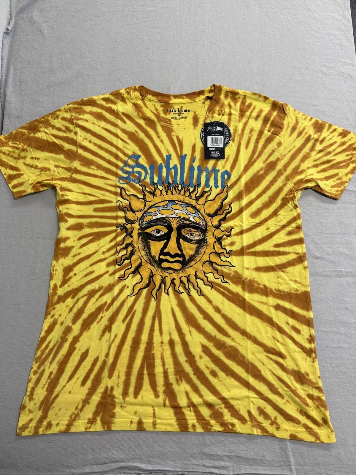 Sublime Sun Tie Dye Band t-shirt 40oz to Freedom Tee XL XXXL