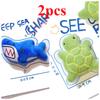 Mini Cute Plush Ocean Animal Toys, Dog Vocalization Toys, Durable Interactive Toys Such As Sharks And Turtles, Pet Supplies