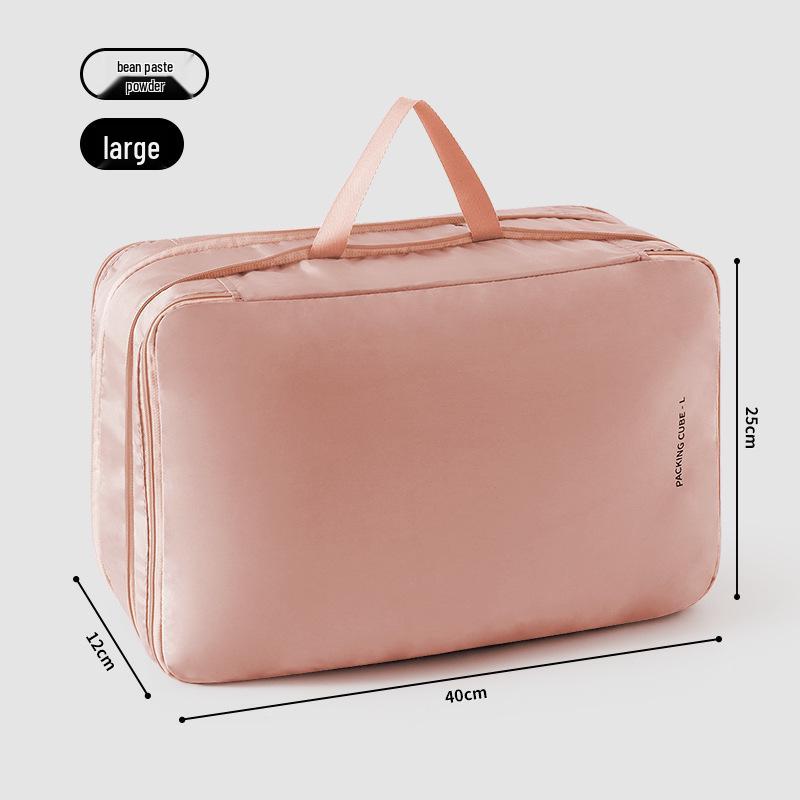 Zweischichtige Reise-Kompressions-Organizer-Tasche - Feuchtigkeitsgeschützt, Tragbare Gepäckaufbewahrung für Geschäftsreisen.