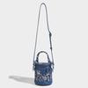 High-Value Light Luxury Embroidered Patchwork Handheld Cylinder Bag National Style Versatile Fashion Commuter Shoulder Crossbody Bag