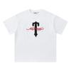 Mens Oversized Streetwear Polo Shirt With Embroidered - Retro Urban Casual Tee