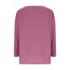 Women's Fashionable Round-neck Long-sleeved Solid-color Pullover Casual Top