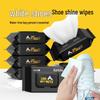 Disposable White Sneaker Cleaner Wipes - No-Rinse Stain Remover Portable Pack