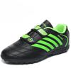 Scarpe da allenamento per bambini e adolescenti di grandi dimensioni ammortizzanti antiscivolo resistenti all'usura in velcro per unghie corte scarpe da calcio per esterni