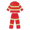 8 Pcs Kids Fireman Costume Set Firefighter Dress-Up Set with Extinguisher Birthday Party Role Play Pretend Gift for Toddler Boys Girls