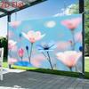2D Plane, Dreamy and Soft Floral Background Fabric, Light Blue Tone, Suitable for Weddings, Polyester Fiber